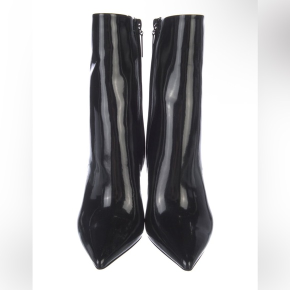 Yves Saint Laurent YSL Opyum 110 Logo Heel Ankle Booties Black EU 36 NWT - Picture 15 of 16